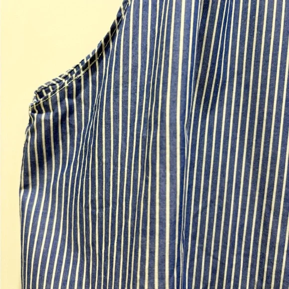Nili Lotan Sleeveless Blue & White Stripe Top - Picture 10 of 10